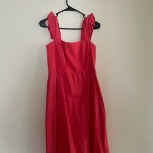 Seven7 Vibrant Red Kids Casual Dress